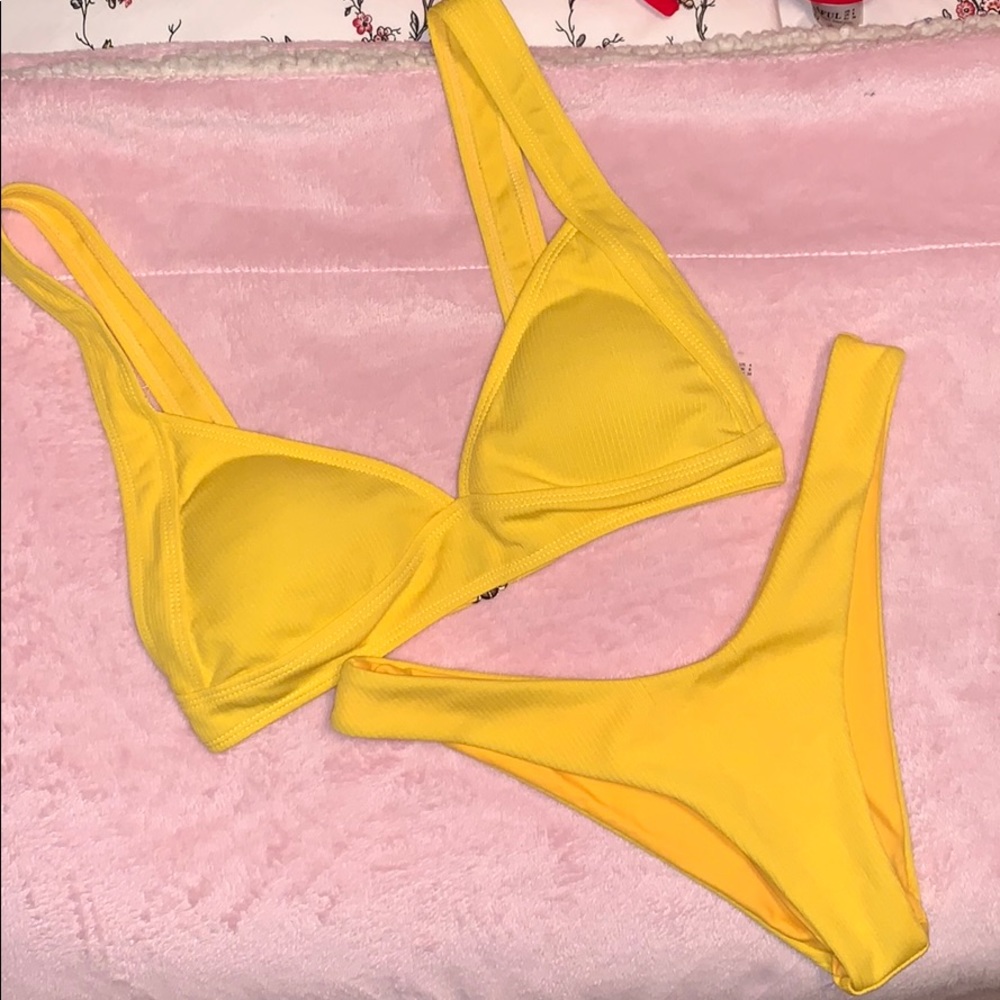 Mustard Yellow 2-piece Bikini